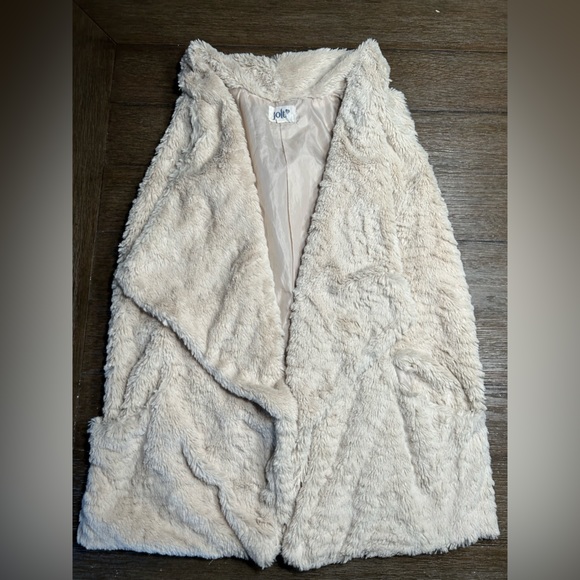 Jolt open front faux fur vest size large - Picture 3 of 8